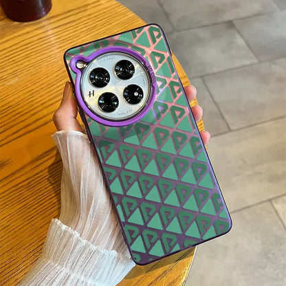 Hollow Laser Cut Triangle Grid Case - OnePlus