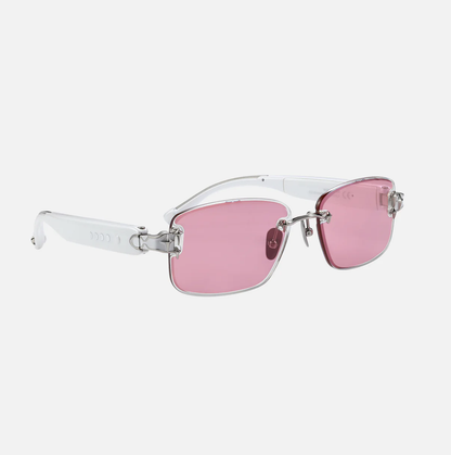 Touch-Slide Color Shift Rimless Sunglasses