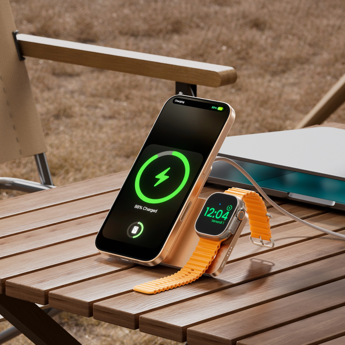 Electra 15W Twist 5000mAh Magnetic Power Bank