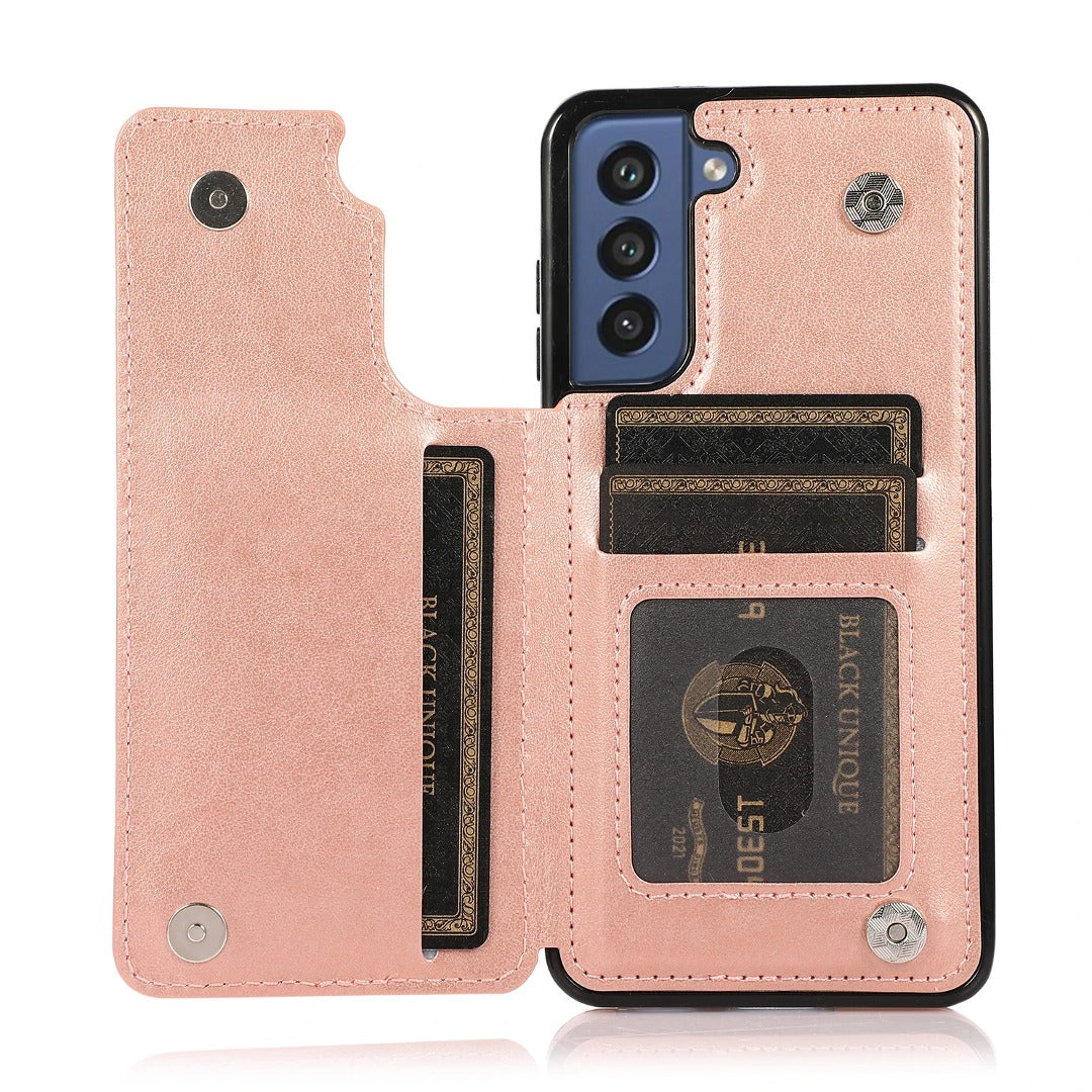 Mandala Flip leather Wallet Case - Samsung