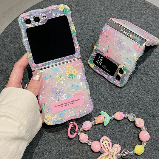 Cute Floral Fancy Pattern Case - Samsung