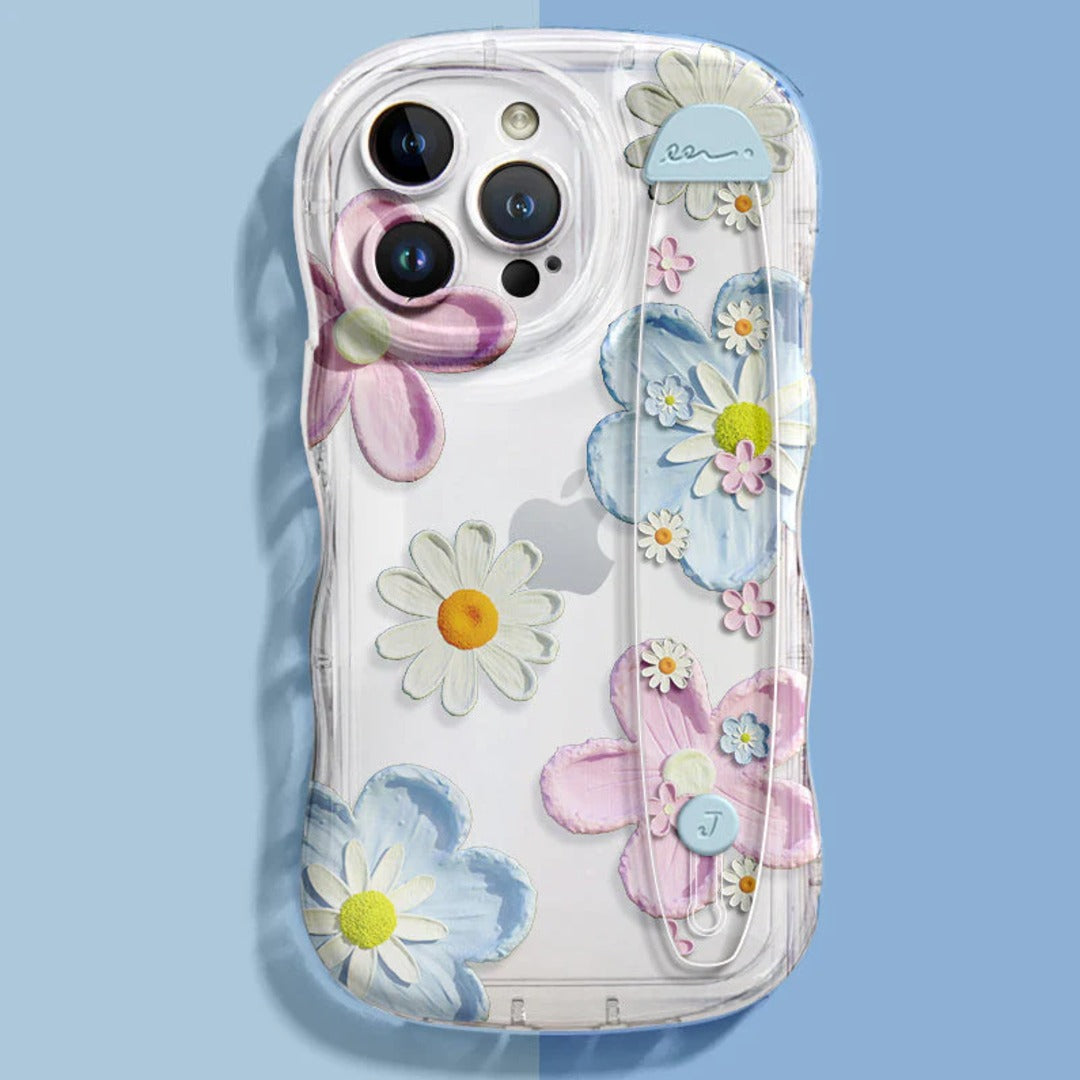Bloom Strap Transparent Phone Case