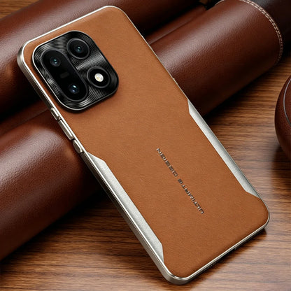 OnePlus 15 Series Vintage Executive Leather Armor Case
