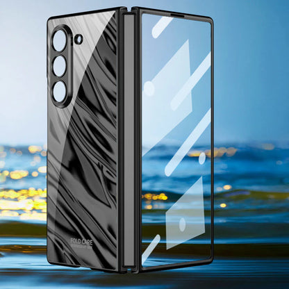 Galaxy Z Fold6 Electro Wave Pattern Shiny Case