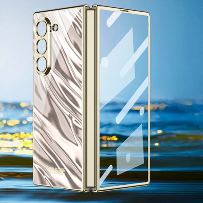 Galaxy Z Fold6 Electro Wave Pattern Shiny Case