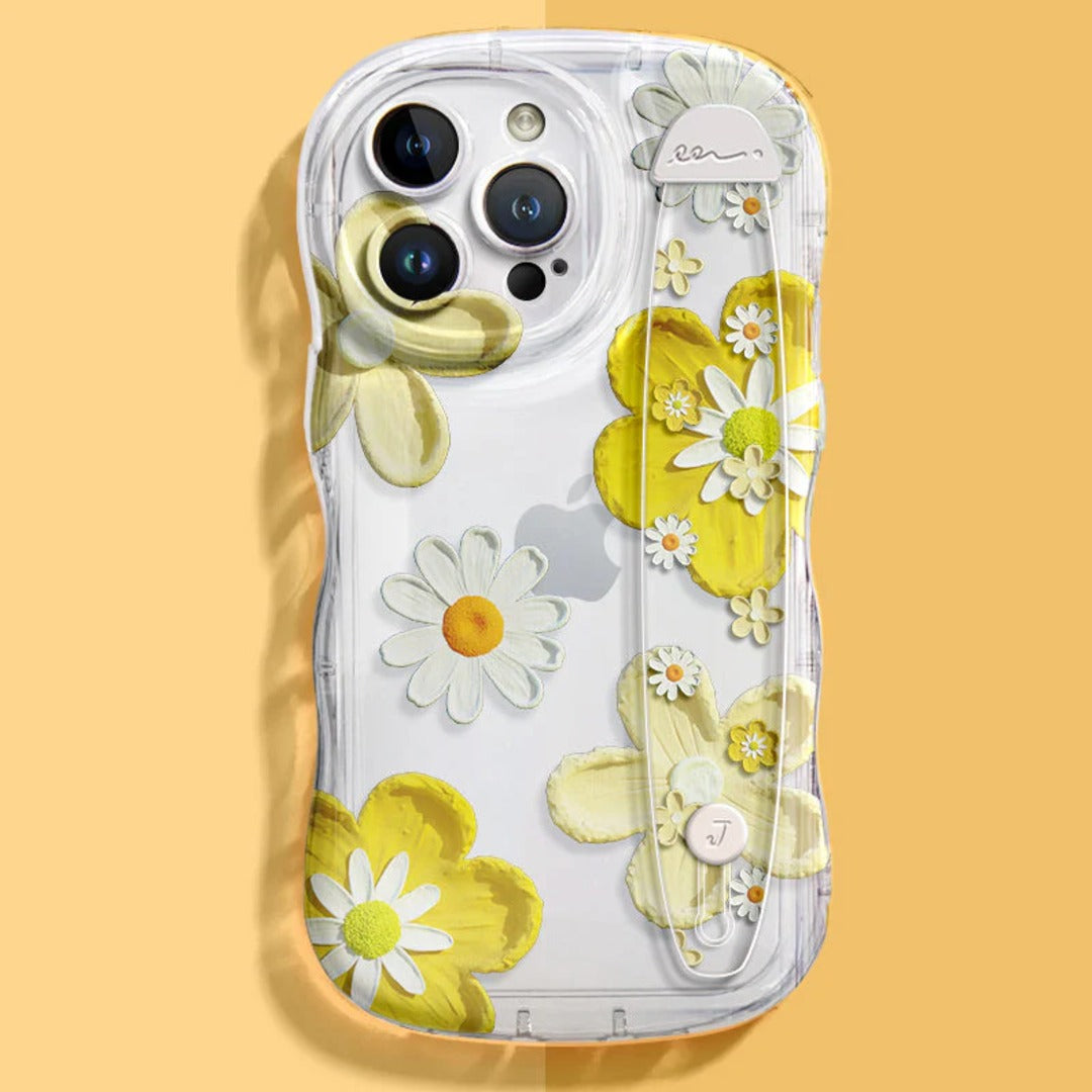 Bloom Strap Transparent Phone Case