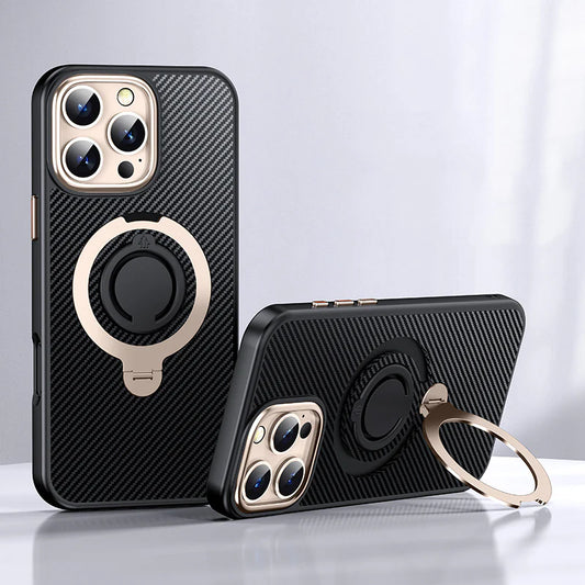 Superior Edge Ring Holder Carbon Case - iPhone