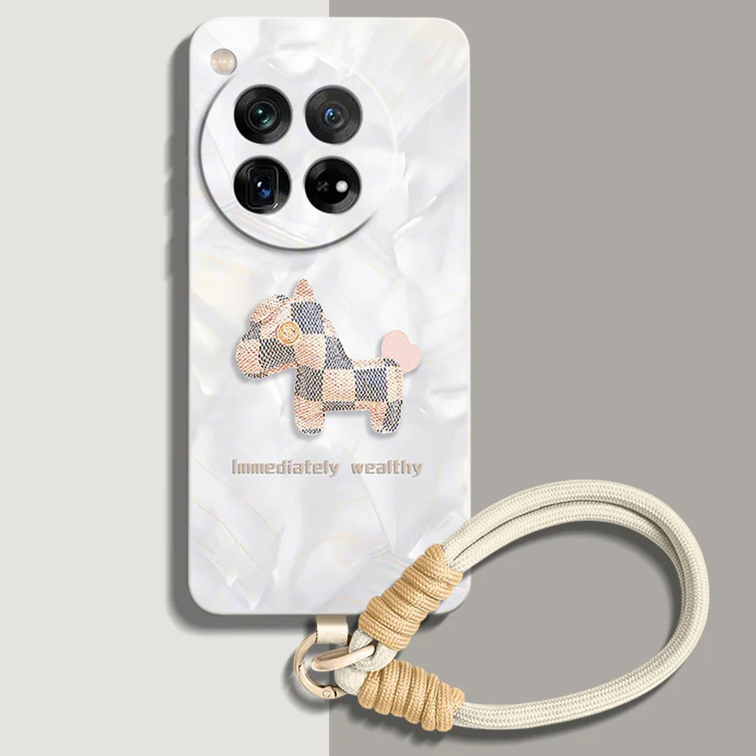 Liquid Silicone Case with  Wrist Strap Lanyard