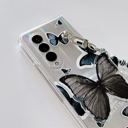 Gradient Butterfly Charm Case -  Samsung