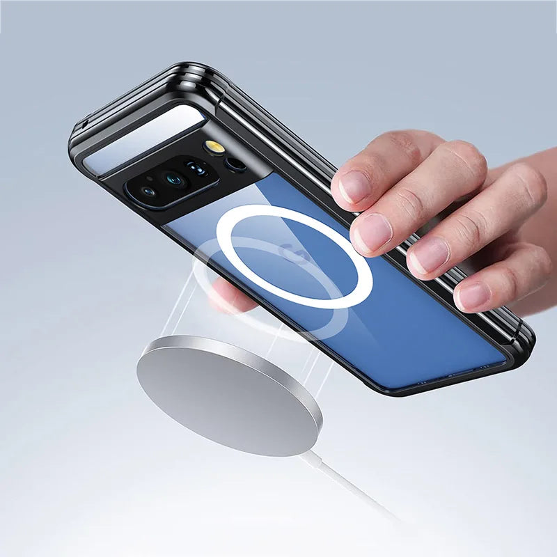 Google Pixel 10 Series Dual Shield Magnetic Glass Case
