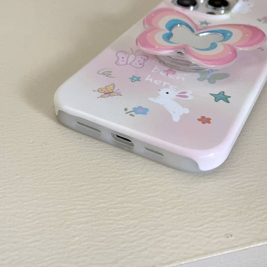 Magical Pastel Garden Butterfly Case - iPhone