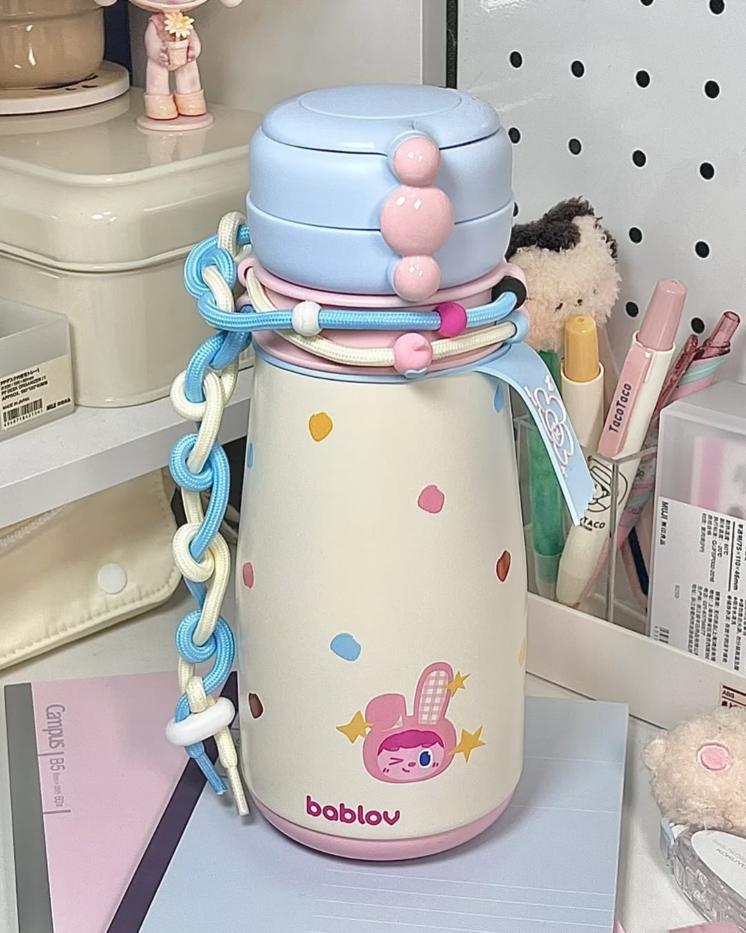Cloudy Kawaii Hydrator Stainless Steel Tumbler