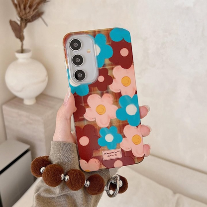 Beautiful Artistic Flower Pattern Case - Samsung