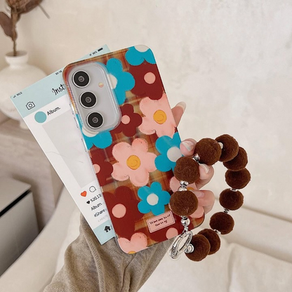 Beautiful Artistic Flower Pattern Case - Samsung