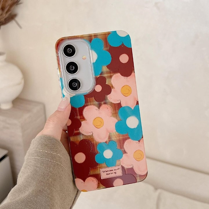 Beautiful Artistic Flower Pattern Case - Samsung