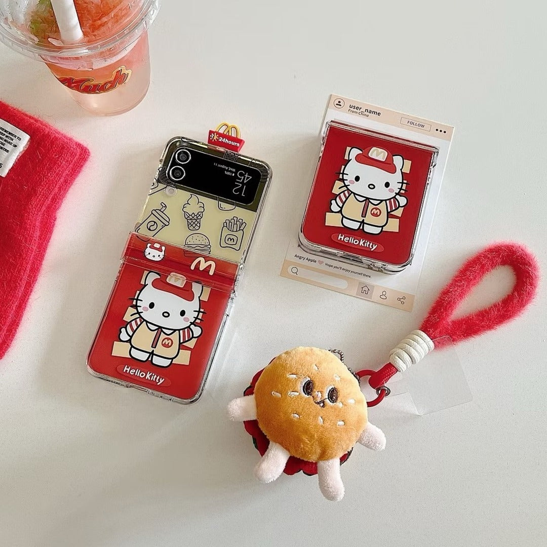 Red Kitty Charm Case - Samsung