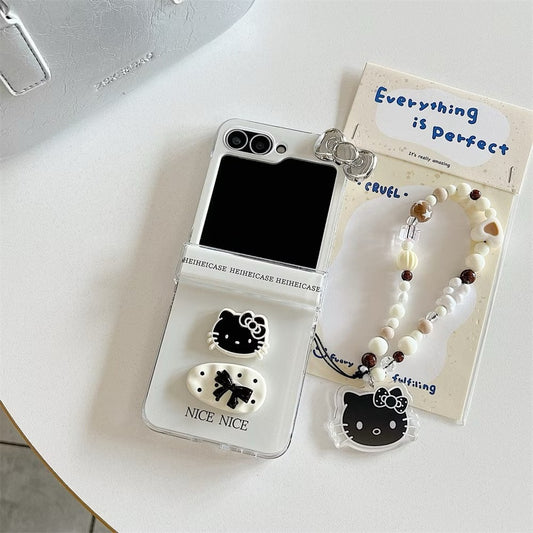 Feline Bow Delight Case - Samsung