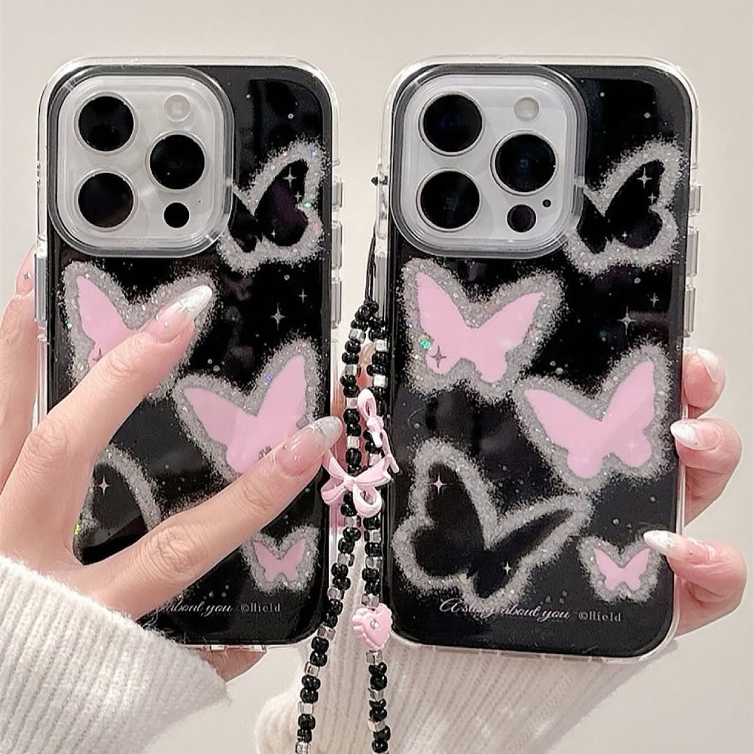 Flawless Butterfly Case with Charm