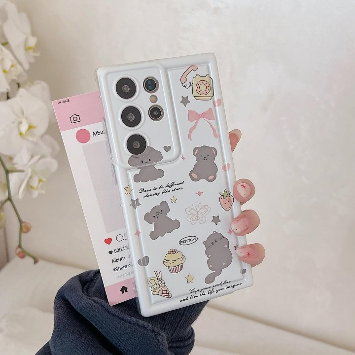 Cute Happy Animals Phone Cases - Samsung