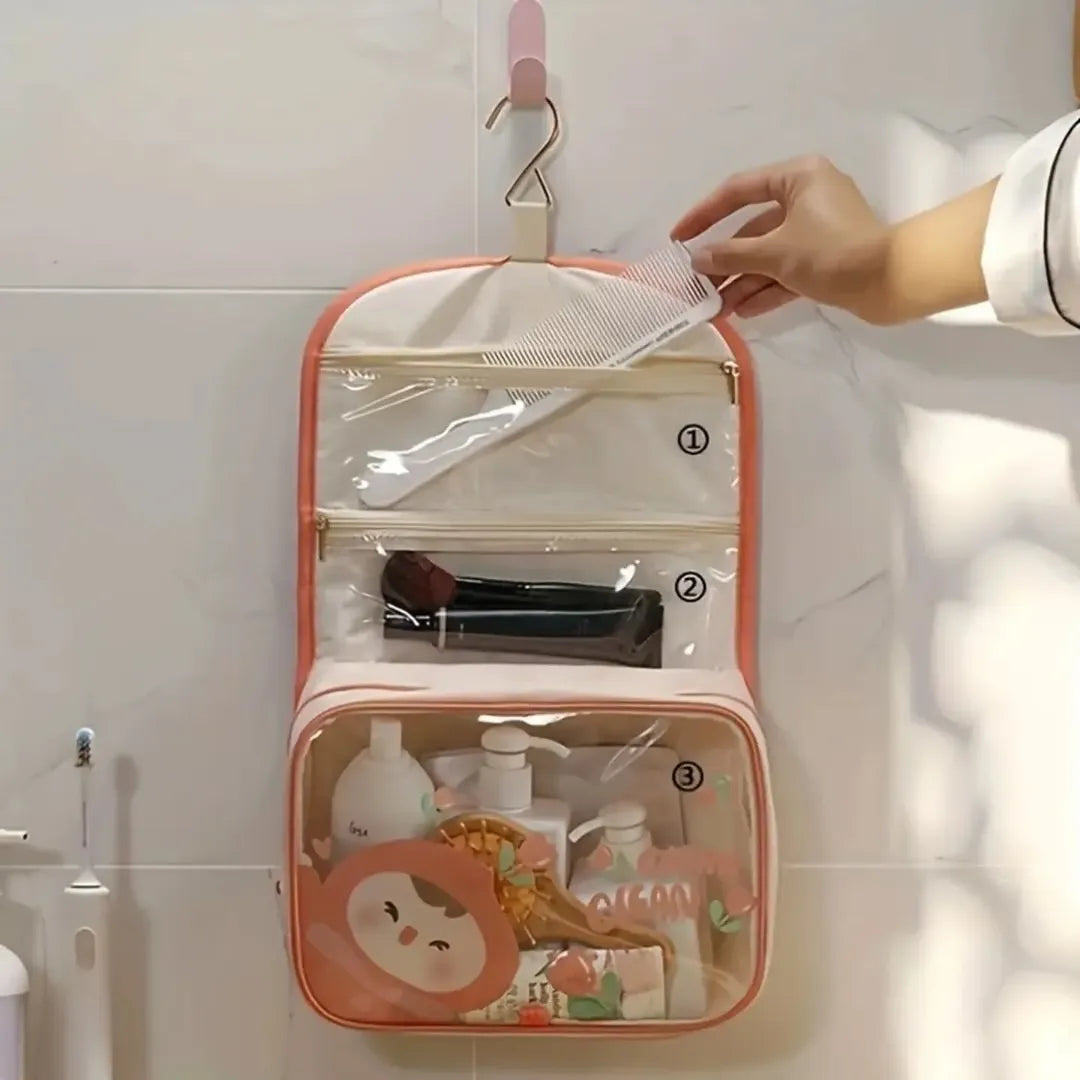 Portable Cartoon Cosmetic Case