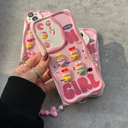 Premium Rich Girls Case with Charm - Samsung