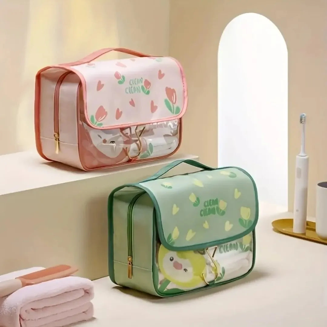 Portable Cartoon Cosmetic Case