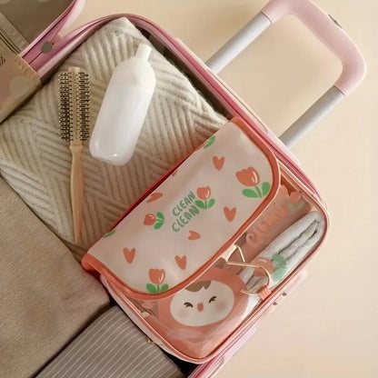 Portable Cartoon Cosmetic Case