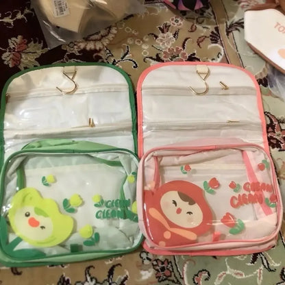 Portable Cartoon Cosmetic Case