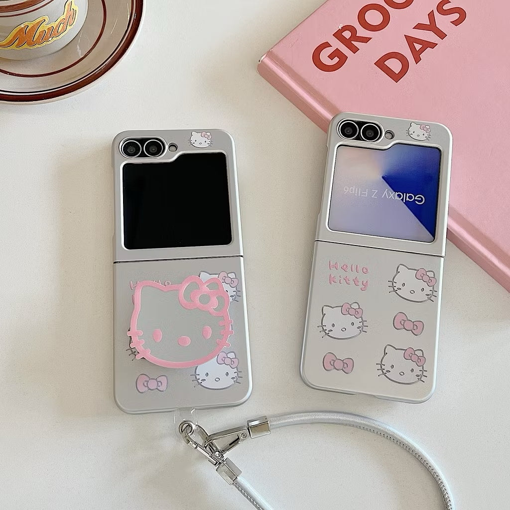 Cute Hello Kitty Bow Case - Samsung