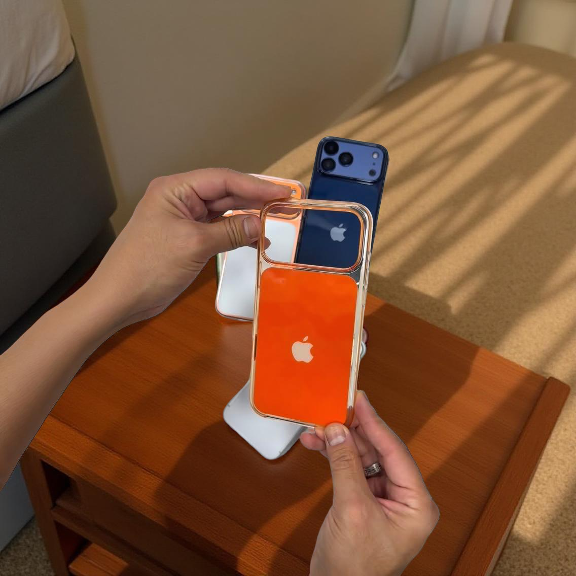 Amber Glow Clear Case