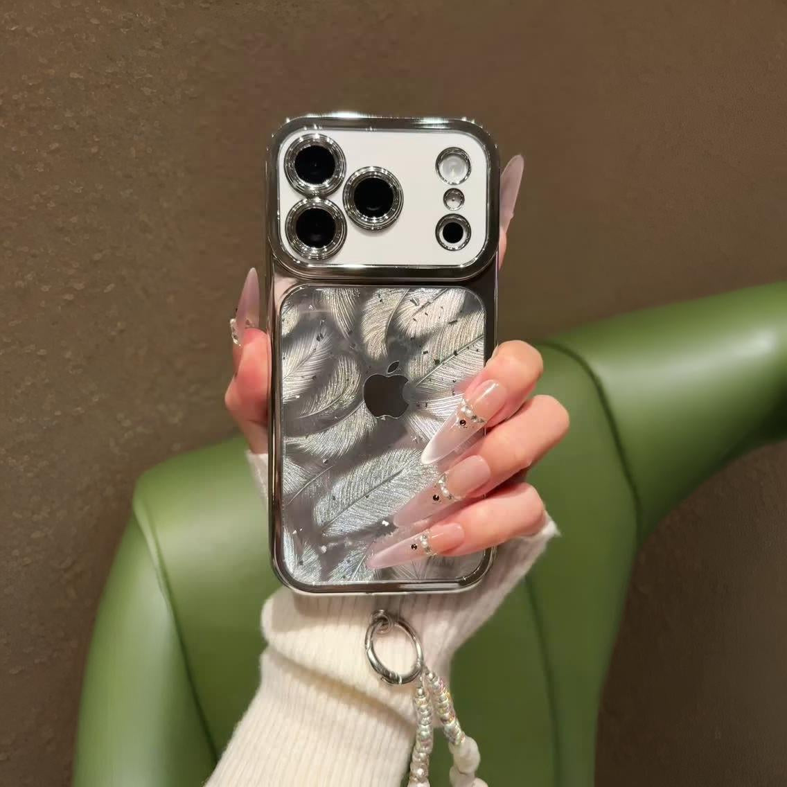 Angel Sheen Pearl Feather Case