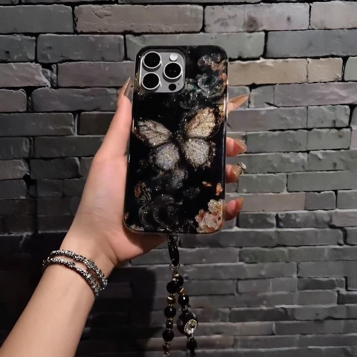 Moonlit Flutter Charm Case