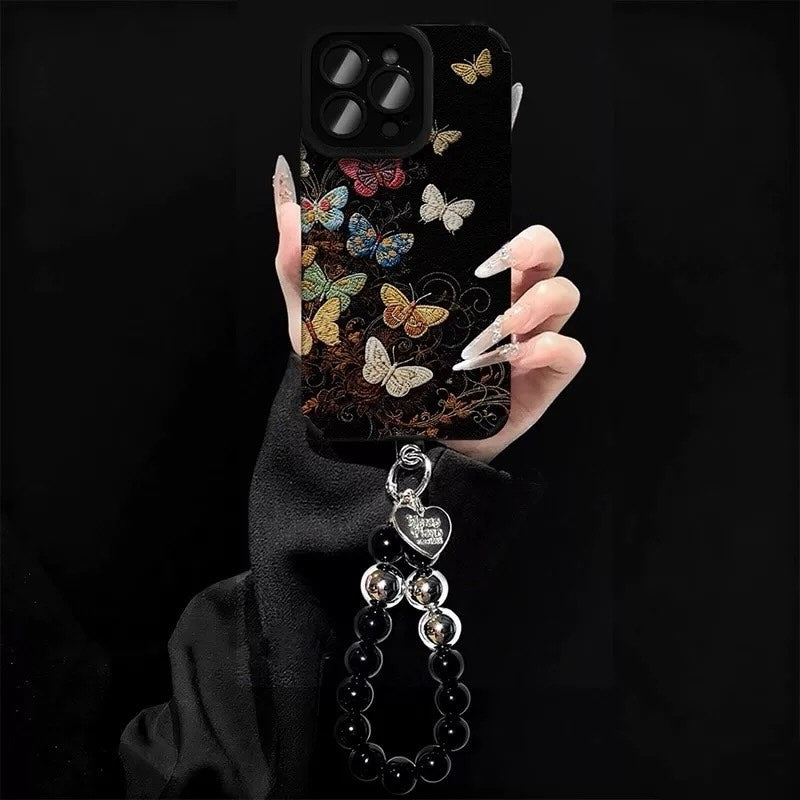 Shadowed Butterfly Charm Case
