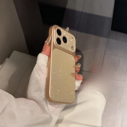 Shimmer Gold Beauty Glow Case