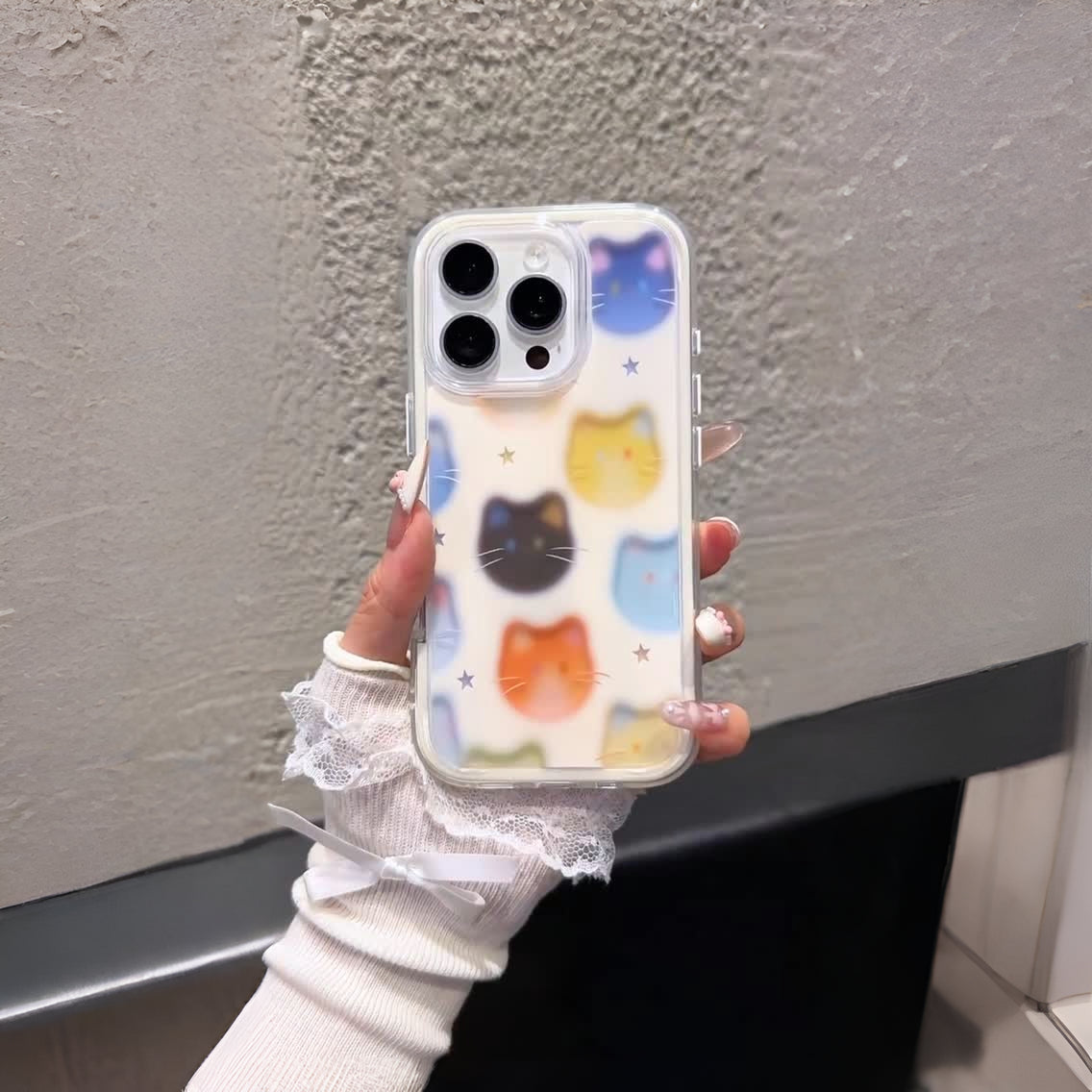 Cute Colorful Cat Design Case