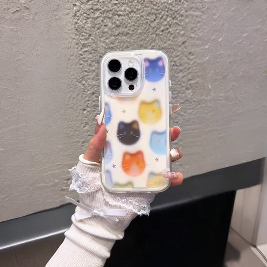 Cute Colorful Cat Design Case