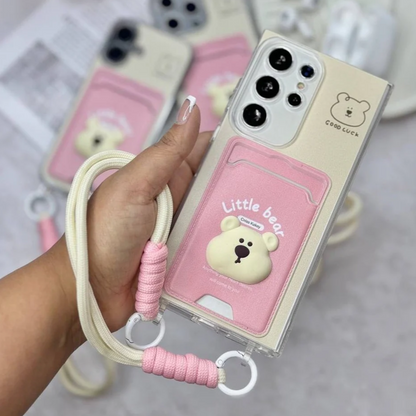 Snuggle Teddy Phone Case - Samsung