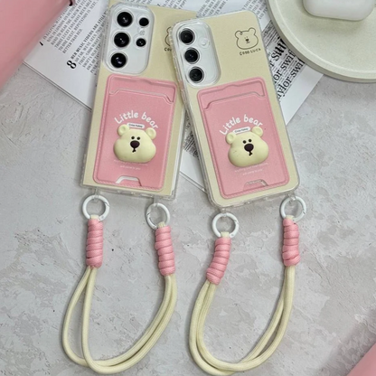 Snuggle Teddy Phone Case - Samsung