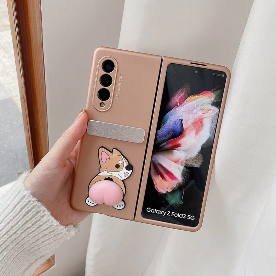 Puppy Pop Metal Fold Case - Samsung