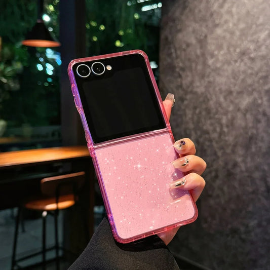 Galaxy Z Flip Series Cosmic Stardust Gleam Case