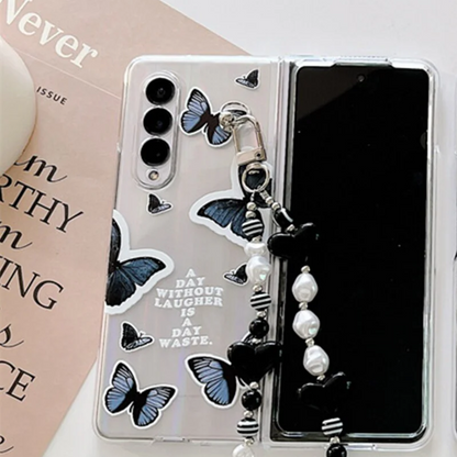 Gradient Butterfly Charm Case -  Samsung