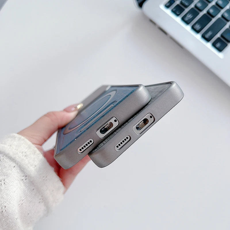 Contemporary MagSafe Wood Case