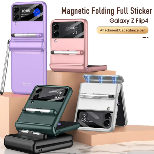 Magnetic Stylus Flip Case - Samsung