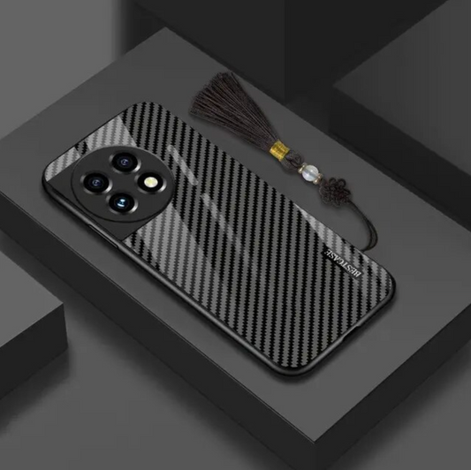 Luxury Carbon Fiber Glass Case for OnePlus