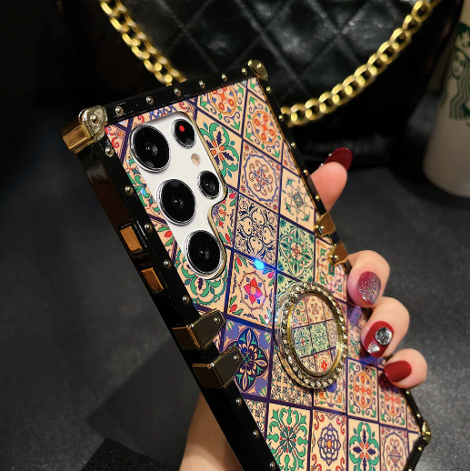 Retro Inspired Bohemian Aura Ring Case - Samsung