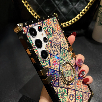 Retro Inspired Bohemian Aura Ring Case - Samsung