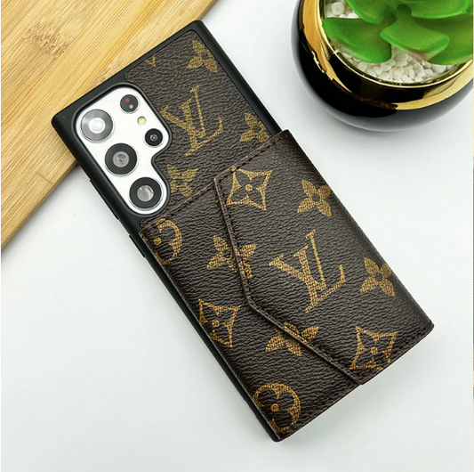 Luxury LV Pattern Wallet Case - Samsung