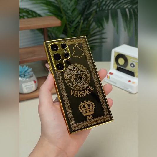 Gold Prestige Electroplated Frame Case - Samsung