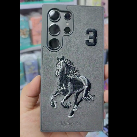 Embroidered Horse Elegance Case - Samsung
