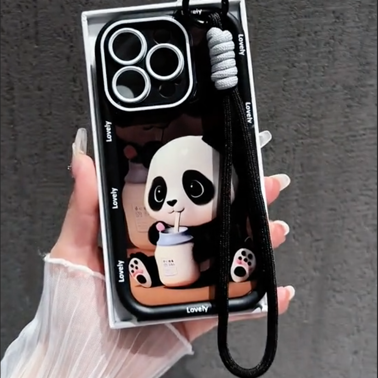 Adorable Cute Panda Cartoon Case